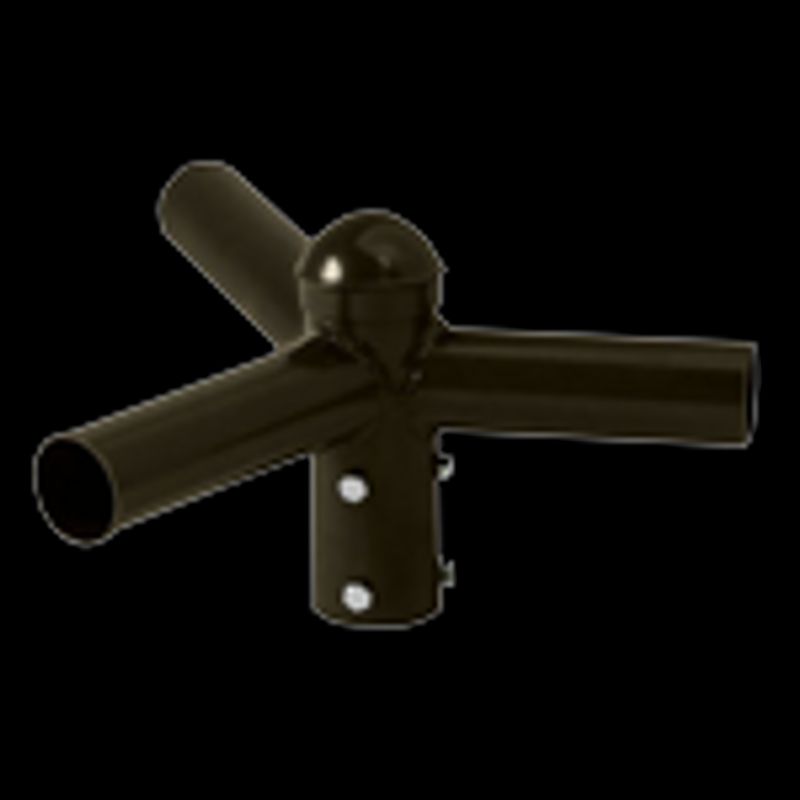 Westgate Mfg Pole Tenon Adapter, 3 Fixtures @ 120 Degrees, Bronze, PTA-3120