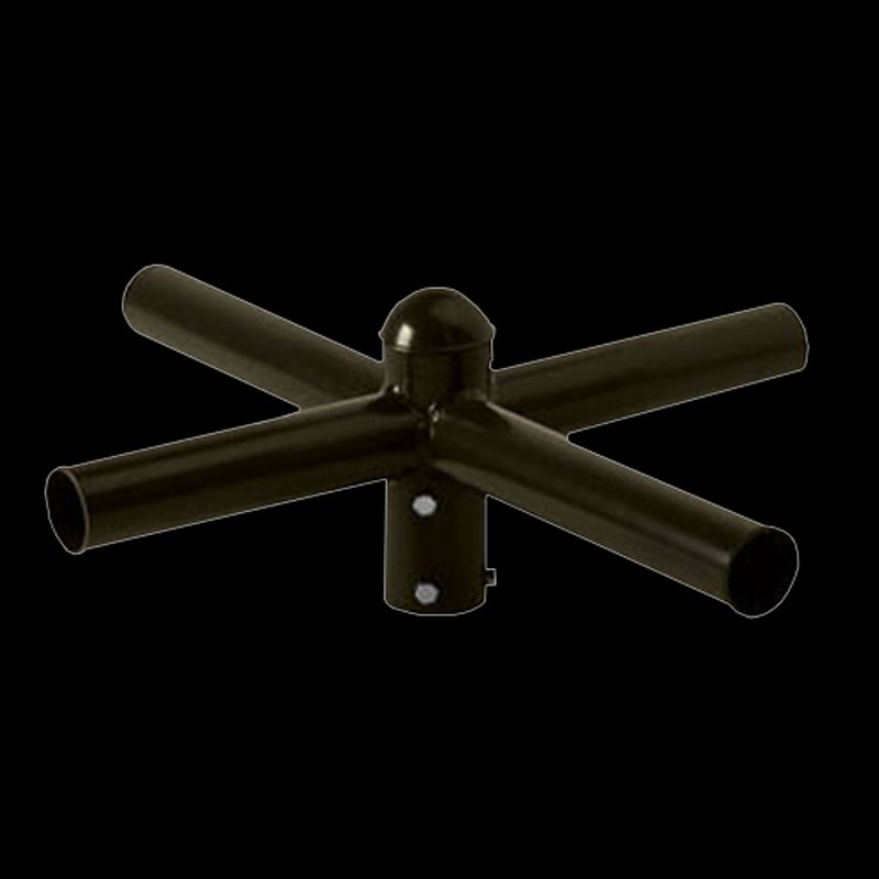 Westgate Mfg Pole Tenon Adapter, 4 Fixtures @ 90 Degrees, Bronze, PTA-490