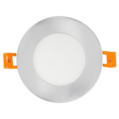 Westgate Mfg RSL4 Slim Recessed Light, 9W, 3000K, Dimmable, Brushed Nickel, RSL4-30K-BN