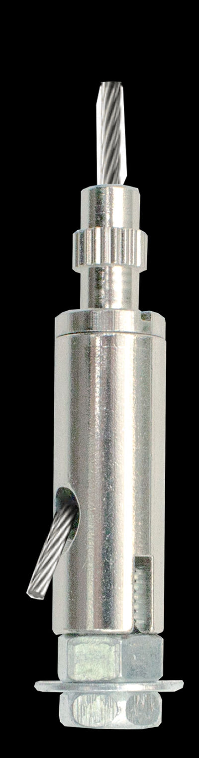 Westgate Mfg Auxiliary Keyhole Connector for Aircraft Suspension Cable, Steel, SCL-AKHC