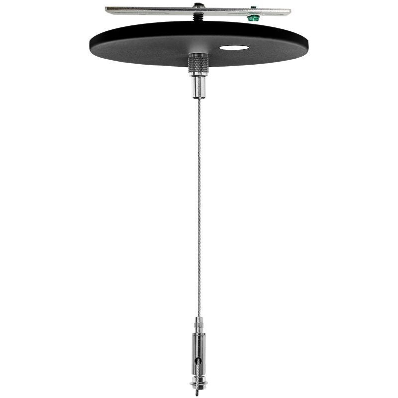 Westgate Mfg Suspension Canopy Set, 12 Ft., Keyhole End, Power Side, Black, SCL-CS1P-12FT-BK
