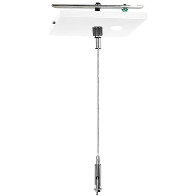 Westgate Mfg Single Square Suspension Canopy Set, 6 Ft., Keyhole End Connector, Power Side, Without Cord, SCL-CSQ1P-6FT-NC