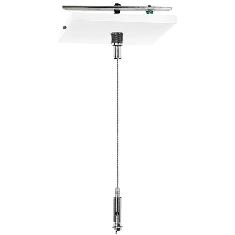 Westgate Mfg Single Square Suspension Canopy Set, 12 Ft, Keyhole Connector, SCL-CSQ1-12FT