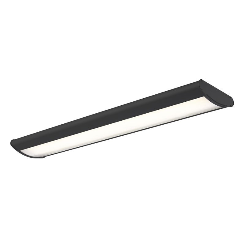 Westgate Mfg SCLT Architectural Lensed Suspended Light, 4 Ft., 30/40/50W, CCT Selectable, 0-10V, Black, SCLT-4FT-50W-MCTP-D-BK