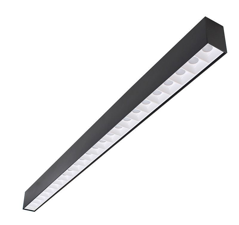 Westgate Mfg SCO Micro Optic Linear Light, 4 Ft., 40W, CCT Selectable, 0-10V, Black / White, SCO-4FT-40W-MCT-BW