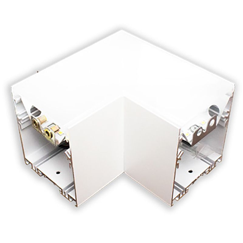 Westgate Mfg SCX Series L Section, CCT Selectable, 0-10V Dimmable, 120-277V, White, SCX-L-MCT4
