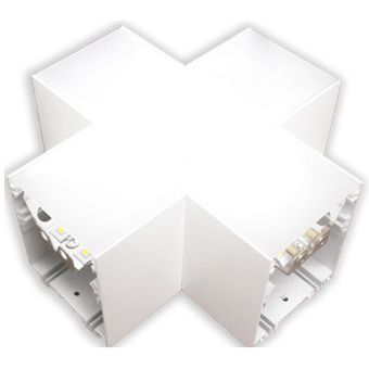 Westgate Mfg SCX Series X Section, 2.75 In., CCT Selectable, 0-10V Dimmable, White, SCX-X-MCT4