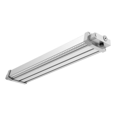 Westgate Mfg Solar Sign Light Pro 2 Ft., 5W, 850 lm, 5000K, Timer Dimming, IP66, Silver, SOLS-PRO-2FT-50K