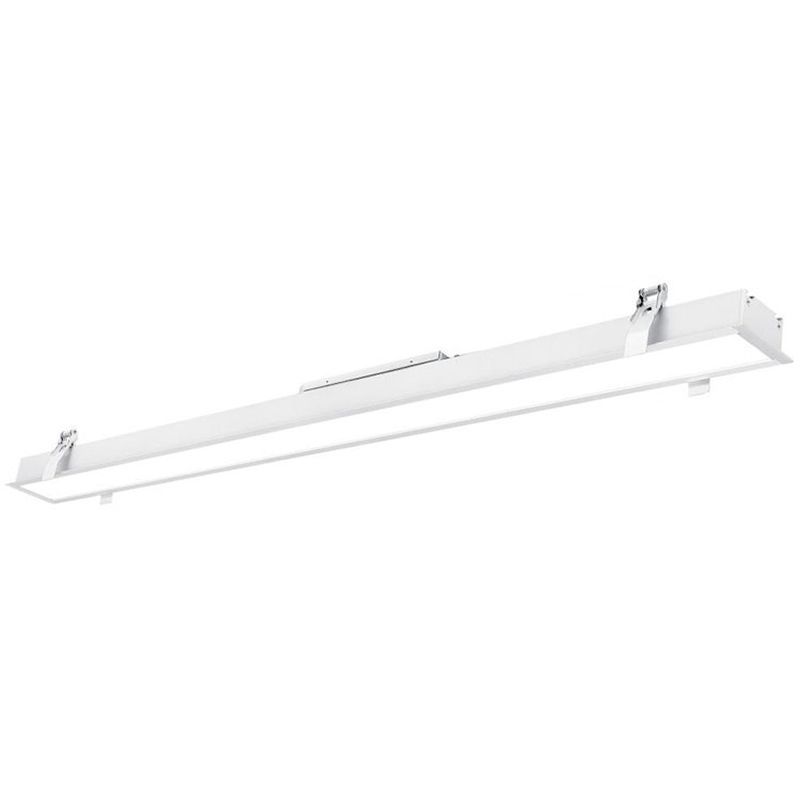 Westgate Mfg SRL6 2 Ft. Slot Recessed Linear Light Drywall Mounting Kit, White, SRL6-2FT-DWK