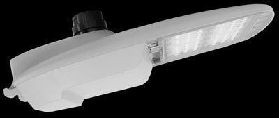 Westgate Mfg STL2 Area Light, 150W, 3000K, 0-10V Dimming, 120-277V, NEMA Twist-Lock Photocell, Light Grey, STL2-150W-30K