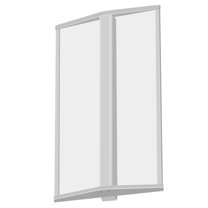 Westgate Mfg Commercial Wall Sconce, 18 In., 10/15/20W, CCT Selectable, CRI90, 0-10V, White, CWS-18-MCTP