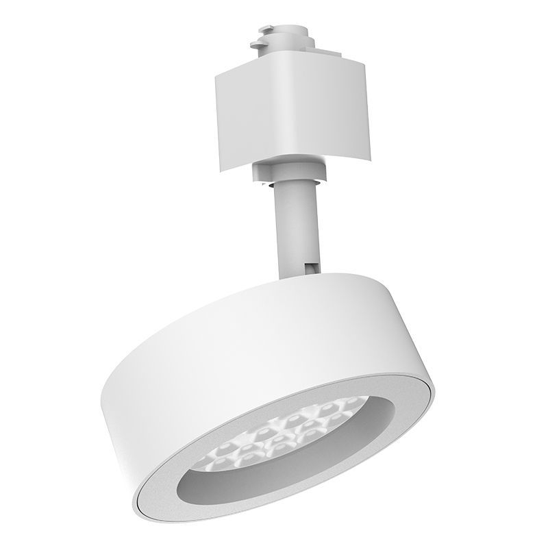 Westgate Mfg Track Puck Light, 8/12/15W, CCT Selectable, CRI90, 20°, White, TRP-8-15W-MCTP-20D-WH