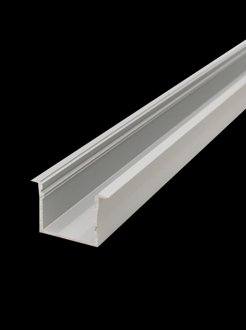 Westgate ULR Aluminum Channels & Lenses Recessed Channel 12mm X 12mm