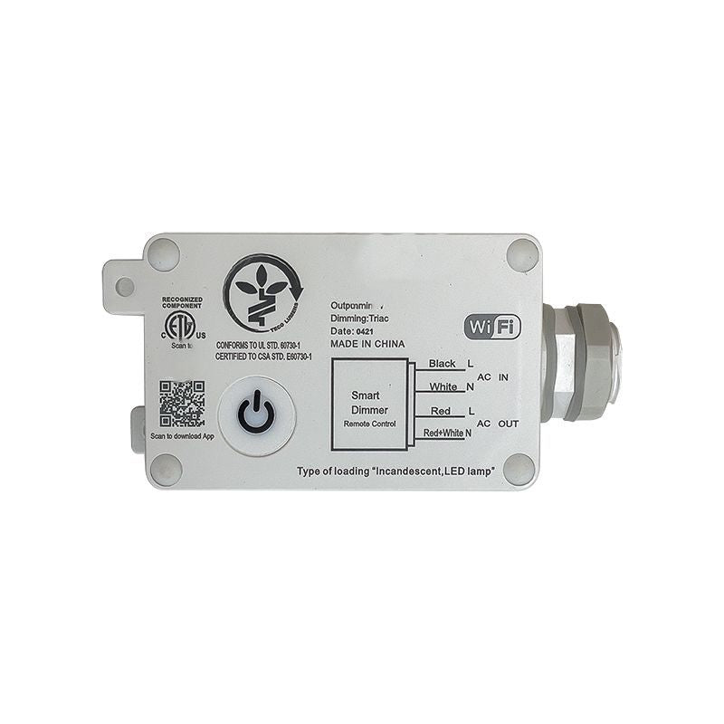 Westgate Mfg Smart Lighting Control Module, 1000W, 0-10V, Bluetooth, IP65, WEC-MOD-010V-BT
