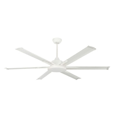 Westgate Mfg DC Ceiling Fan, 60 In., 6-Blade, Remote Control, Matte White, WF-DC-216-RC-6B-60-WH