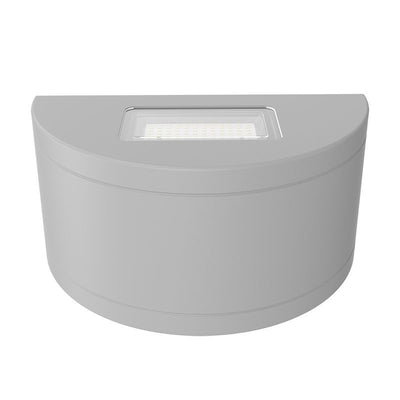 Westgate Mfg Half-Cylinder Wall Pack, 48/64/80W, CCT Selectable, 0-10V Dimming, Type III, Silver, WHCX-48-80W-MCTP-SIL