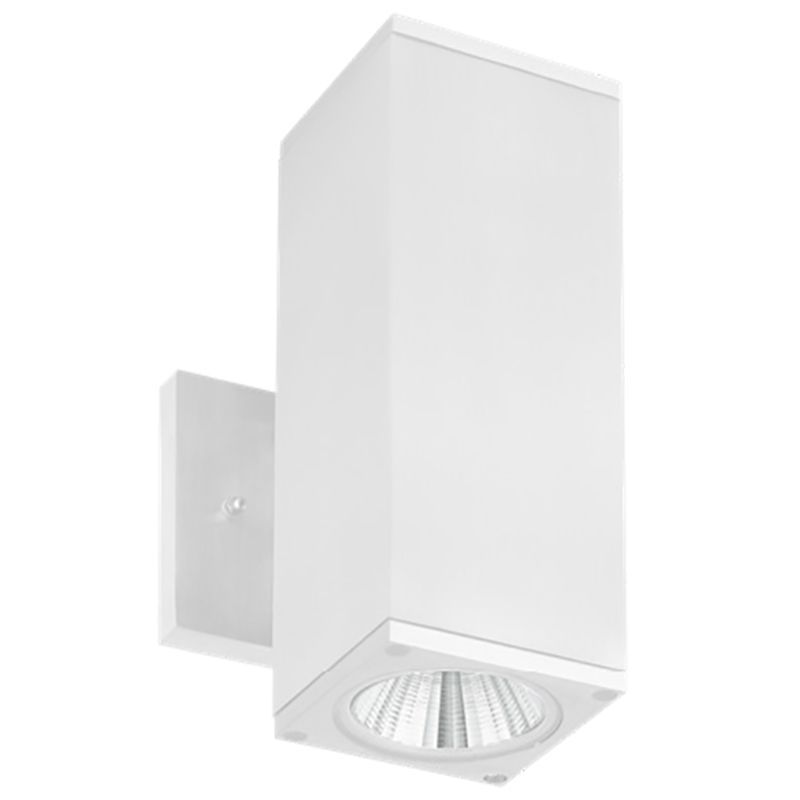 Westgate Mfg WMCS Square Up/Down Wall Cylinder, 24W, RGBW, App Control, White, WMCS-UDL-RGBW-WH