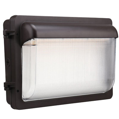 Westgate Mfg X-Gen Flat Glass Wall Pack, 20/30/40W, CCT Selectable, 0-10V, Photocell, Vandal-Resistant, Bronze, WPFX-MD-20-40W-MCTP-P