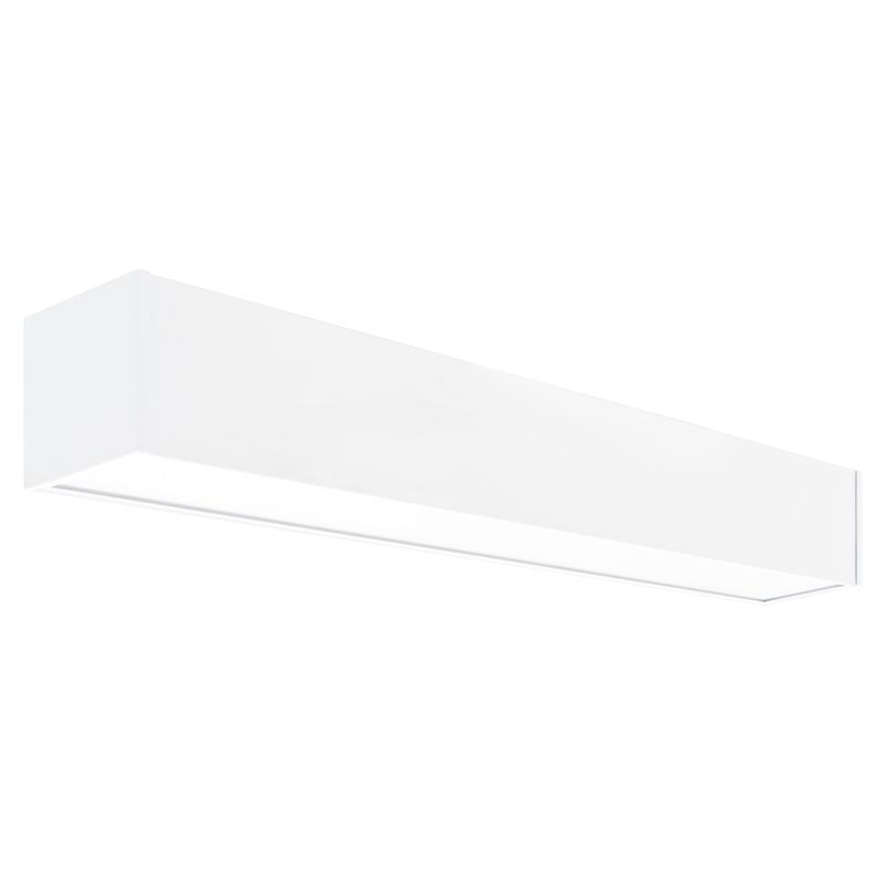 Westgate Mfg Suspended Commercial Light, 25W, 3500K, 0-10V Dimmable, 120-277V, 2 Ft., White, SCL-2FT-25W-35K-D