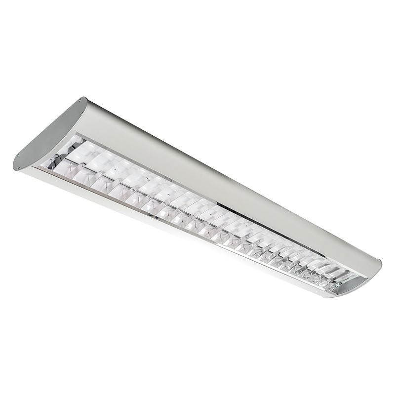 Westgate Mfg SCLP Parabolic Suspended Downlight, 35/40/50W, CCT Selectable, 0-10V Dimmable, White, SCLP-4FT-50W-MCTP-D