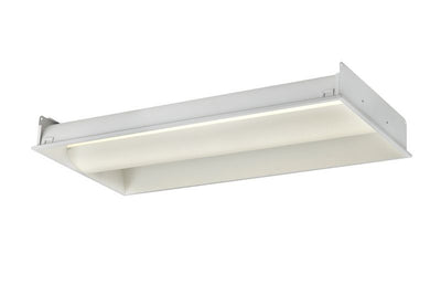 Westgate Mfg LTRI 2X4 Spec Indirect Mesh Basket Troffer, 50/60/72W, CCT Selectable, 0-10V Dimmable, White, LTRI-2X4-MCTP