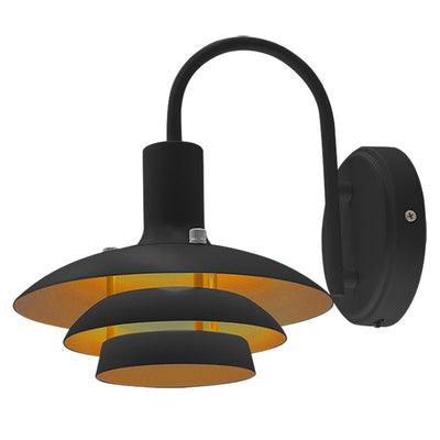 Westgate Mfg Wall Sconce, 10W, CCT Selectable, CRI90, TRIAC Dimming, 120V, Black, LCFL-WS-BG