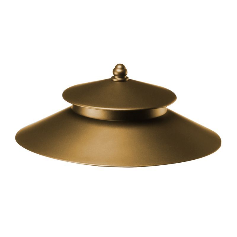 Westgate Mfg Model 24 Metal Path Light Cap, IP65, Brass, AA-24L-AZ