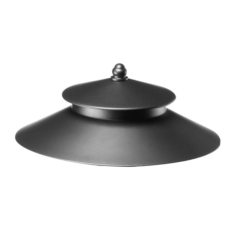 Westgate Mfg Model 24 Metal Path Light Cap, IP65, Black, AA-24L-BK