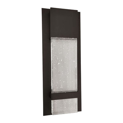 Westgate Mfg Seeded Glass Wall Light, 12W, CCT Selectable, Oil-Rubbed Bronze, LRS-SG1-MCT-ORB