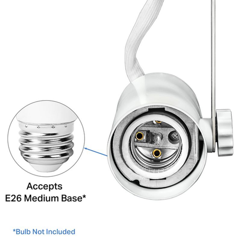 Westgate Mfg Modern PAR-Lamp Track Head, 3.5 In., White, TRE26-WH