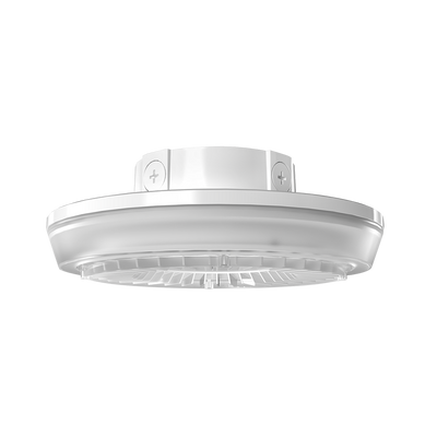 RAB Lighting PORTO, 55/42/30W, CCT Selectable, Photocell, Round, White, PRT55RW