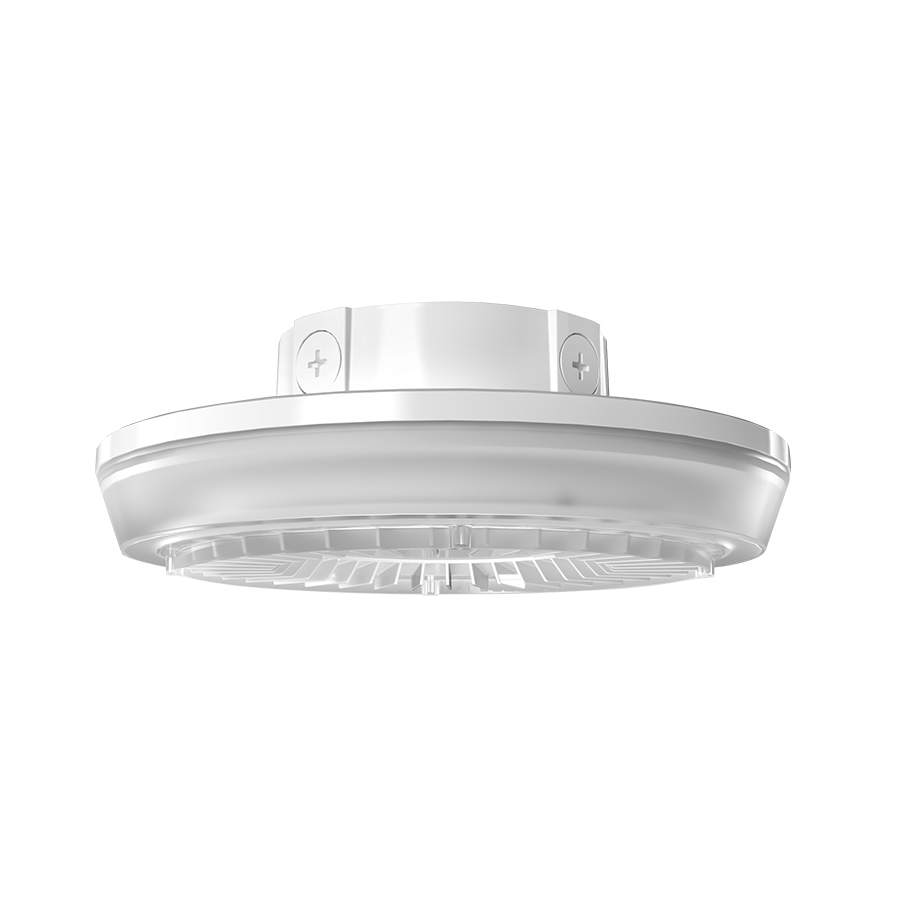 RAB Lighting Porto Garage Light, 55/42/30W, CCT Selectable, Field-Adjustable, Photocell, Battery Backup, White, PRT55RW/E
