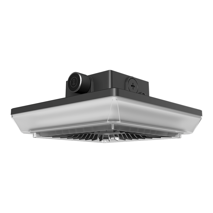 RAB Lighting PORTO, 55/42/30W, CCT Selectable, Photocell, LightCloud Control, Square, Bronze, PRT55S/LC