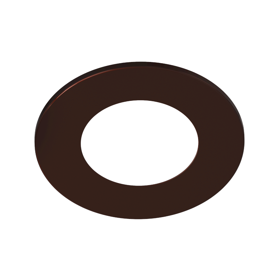 RAB Lighting Bronze Trim for 4" PUCKFA LED Puck Light, PUCKFA-TRIM-4R-BRS