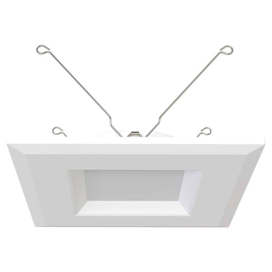 RAB Lighting R34S Retrofit Downlight, 6 In., 9W, CCT Selectable, CRI90, TRIAC/ELV, White, R34S-6