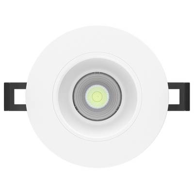 RAB Lighting 3" 9 Watt Deep Regressed LED Downlight, Smooth, CCT Selectable, 120V, R3-9