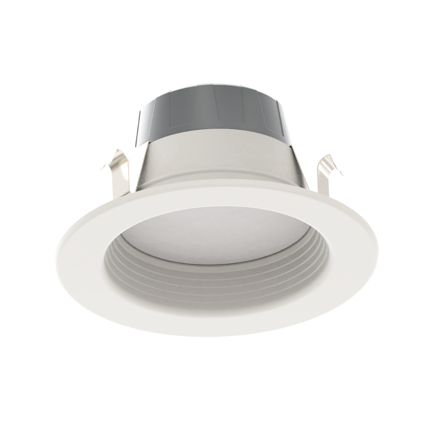 RAB Lighting 4" Round Retrofit Downlight, 10W, CCT Selectable, CRI92, E26, Baffle, R4R109FA120WB