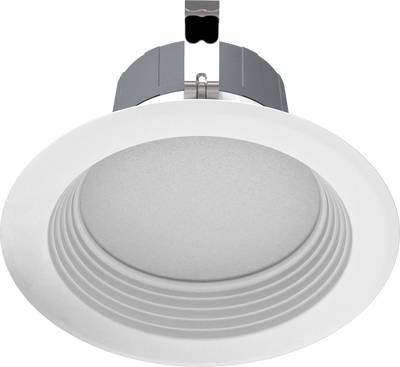 RAB Lighting 4" LED Retrofit Downlight, 8W, CCT Selectable, 700 Lumens, 120V, Baffle Trim, R4R89FA120WB