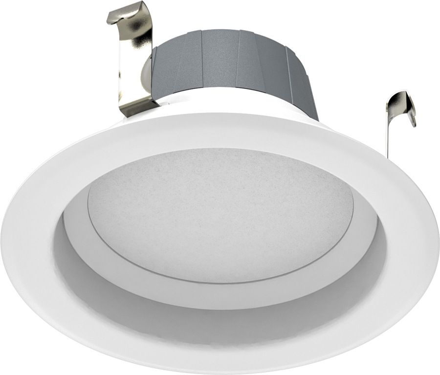 RAB Lighting 4" LED Retrofit Downlight, 8W, CCT Selectable, 700 Lumens, 120V, Smooth Trim, R4R89FA120WS