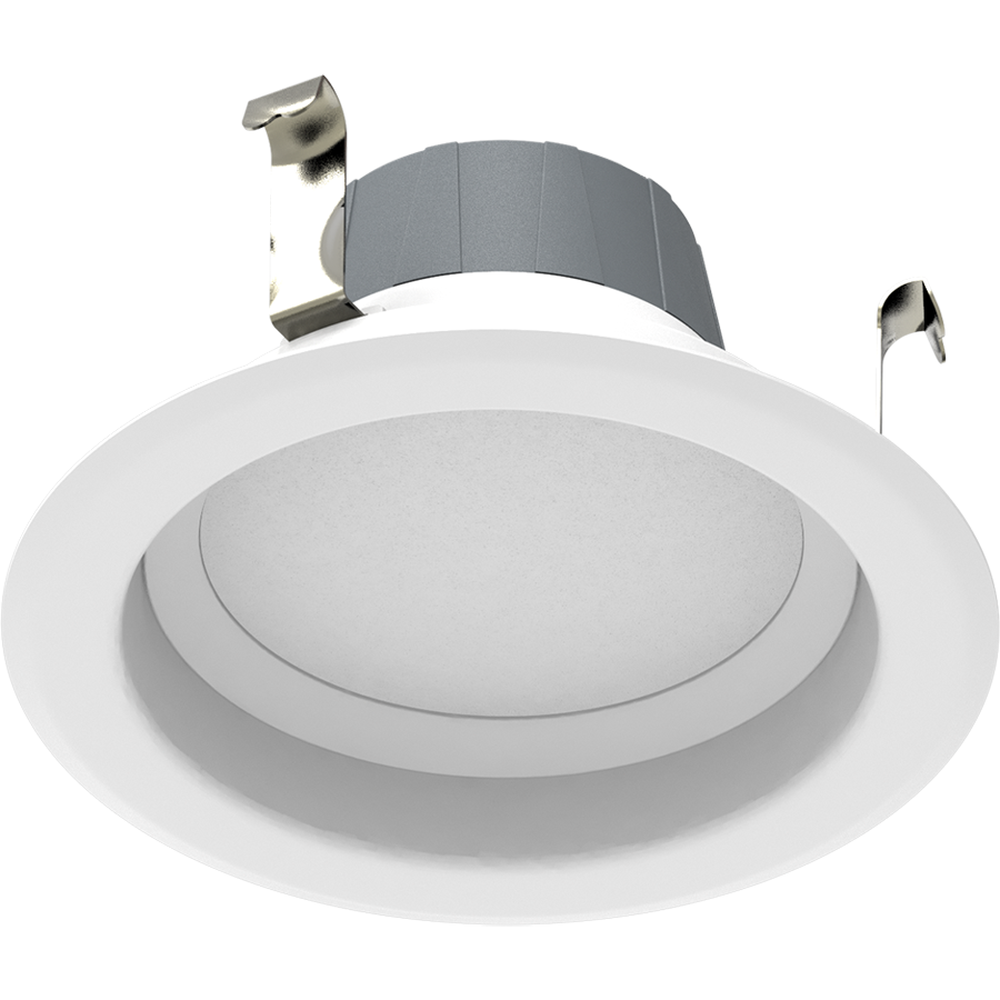 RAB Lighting 4" Round Retrofit Downlight, 10W, CCT Selectable, CRI92, E26, Smooth, R4R109FA120WS