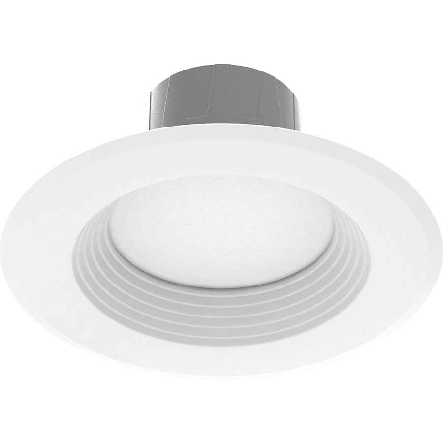 RAB Lighting 6" Round LED Retrofit Downlight, Lightcloud Blue, SmartShift, 11W, RGBW Tunable, 800 Lumens, 120V, White, R611B-RGB