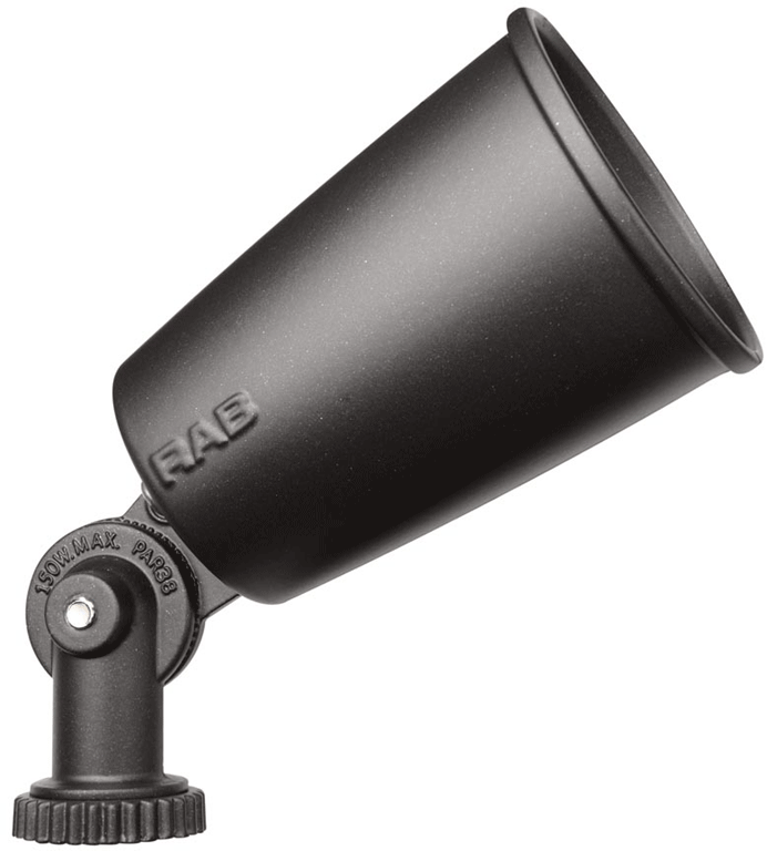 RAB Lighting PAR38 Lamp Holder, Bronze, R90A