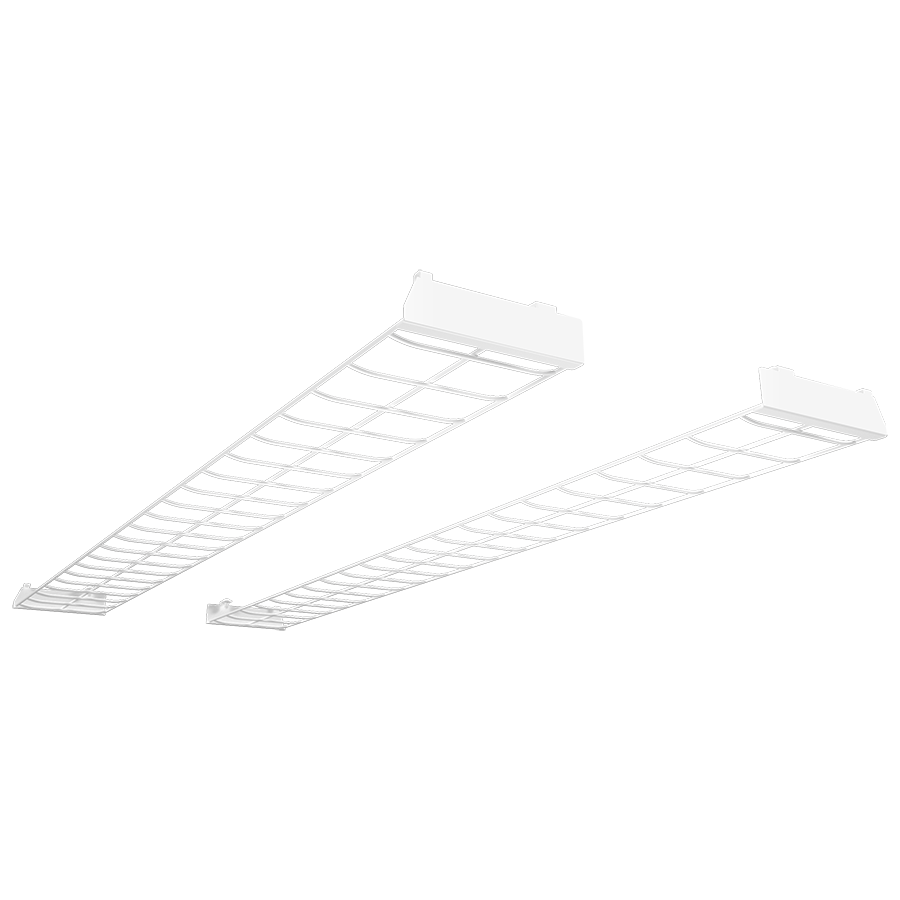 RAB Lighting Wire Guard, RBAY17 G2, Large, White, GDRBAY17L G2