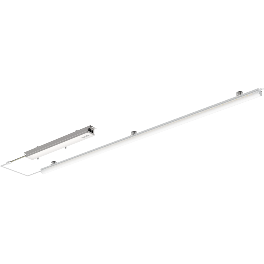 RAB Lighting RLB Retrofit Light Bar, 1 × 3 Ft., 25/20/15W, CCT Selectable, Frosted Lens, RLB-3F