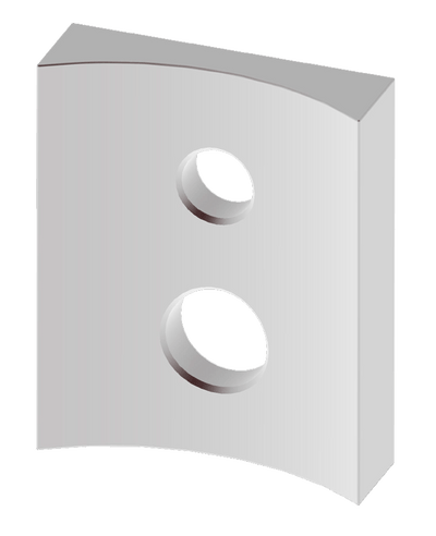 RAB Lighting 4" Round Pole Adapter, White, RPA4LW