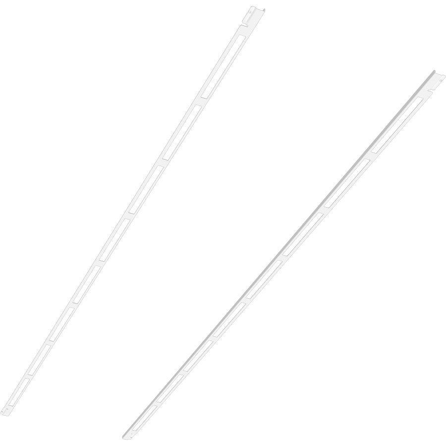 RAB Lighting RPLED Air Hole Frame, 4 ft, White, RPAH4