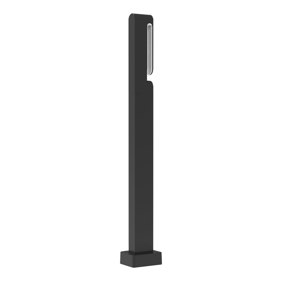 RAB Lighting Sage Clip Bollard, 5W, 3000K, Tall, 120-277V, Bronze, SA-CLBT