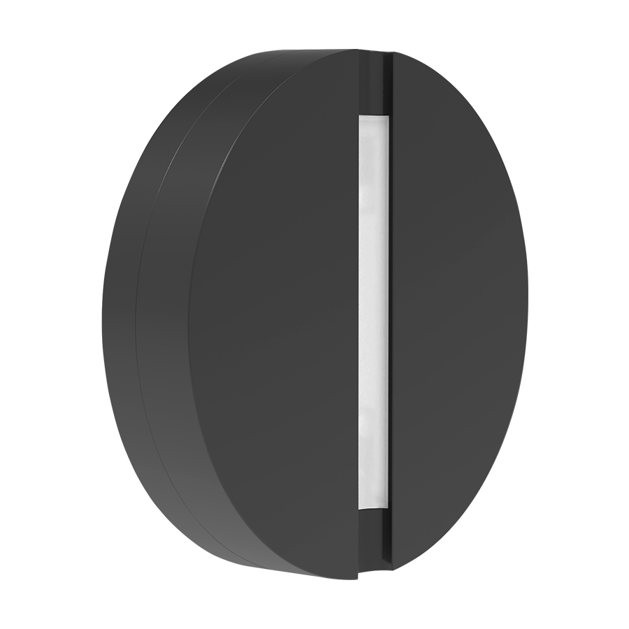 RAB Lighting Sage Dash Wall Sconce, 4W, 3000K, Round, 120-277V, Bronze, SA-DASHR