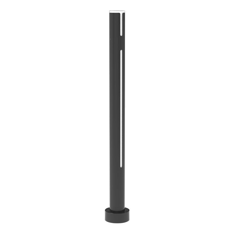 RAB Lighting Sage Slot Bollard, 8W, RGBW, 120-277V, Matte Bronze, SA-SLB/RGB