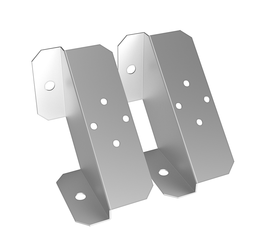 RAB Lighting Angular Stainless Corner Brackets, 8 Feet, ANGSHARK8-G2